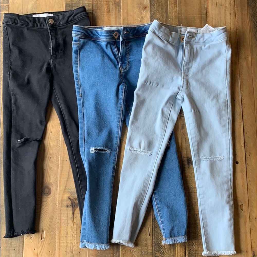 Bundle of three Zara Jeans